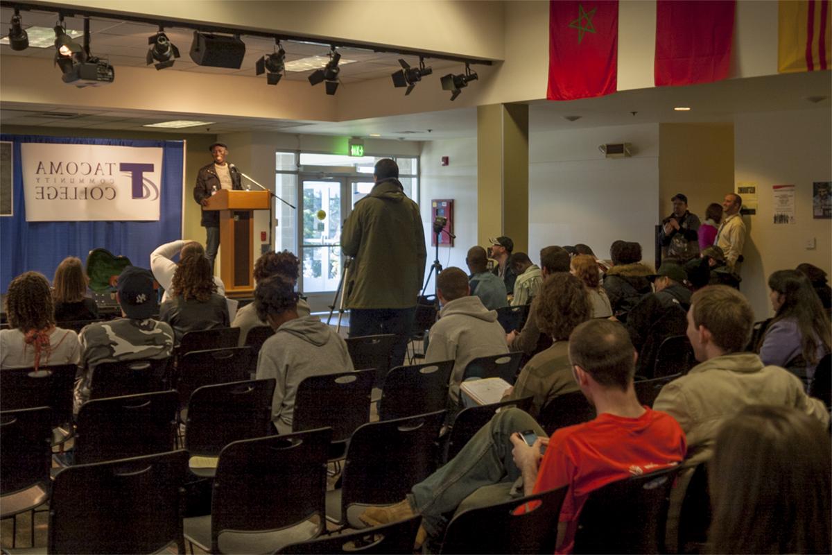 Artist & Lecture presentation in the Student Center